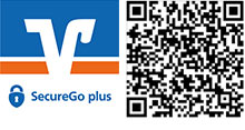 Banking-Apps QR-Code zum Download der VR SecureGo plus App
